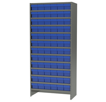 Imagen de Akro-mils ASC1879168 6500 lb Ajustable Gris Revestido en polvo Acero 22 ga Adjunto Ajustable Sistema de estantería fijo (Imagen principal del producto)