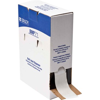 Imágen de Brady M710 Blanco, transparente Vinilo Transferencia térmica BM-33-427 Etiquetas autolaminables para cables y alambres (Imagen principal del producto)