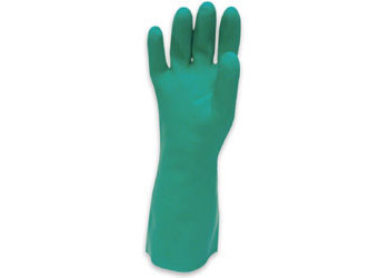 Imágen de North Nitriguard Plus LA258G Verde 9 Nitrilo No compatible Guantes resistentes a productos químicos (Imagen principal del producto)
