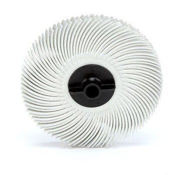 3M Scotch-Brite Cerámico Cepillo de cerdas radiales - Fina grado - Agujero Central 3/8 pulg. - 30127