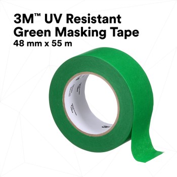 3M Verde Cinta adhesiva resistente a los rayos UV - 48 mm Anchura x 55 m Longitud - 73723
