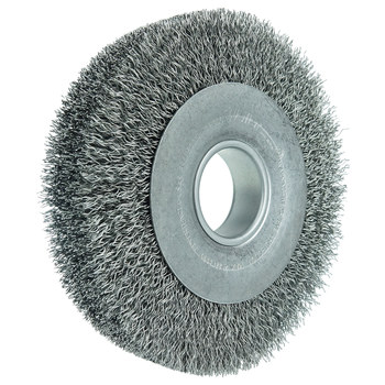 Weiler 03160 Cepillo de rueda - Rizado Acero cerda