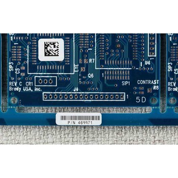 Brady UltraTemp B33-11-718 Rollo de etiquetas troqueladas para impresoras - 0.25 pulg. x 0.25 pulg. - Poliimida - Blanco - B-718