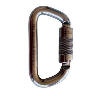 DBI-SALA Saflok Mosquetón 2000127 - Acero inoxidable - 2 1/2 pulg. x 4 1/2 pulg. - Plateado - 01399