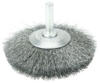 Weiler 17936 Cepillo de rueda - Rizado Acero inoxidable cerda