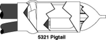 3M 5321 Negro EPDM Kit de empalme de plomo del motor - 12271