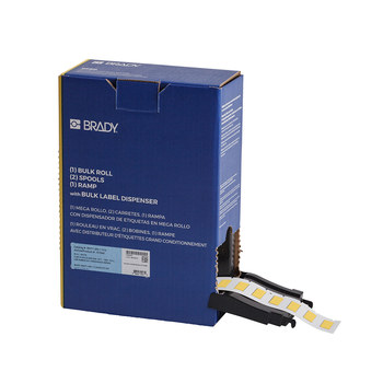 Imágen de Brady PermaSleeve Amarillo Transferencia térmica BM-250-1-312-YL Etiquetas termorretráctiles para cables y alambres (Imagen principal del producto)