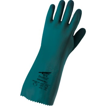 Global Glove FrogWear Cian oscuro Grande Tuffalene Guantes resistentes a cortes - Longitud 14 pulg. - 816368-02435