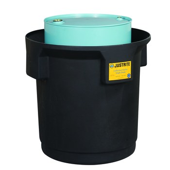 Imágen de Justrite Negro Ecopolyblend 66 gal Tambor para contención de derrames (Imagen principal del producto)