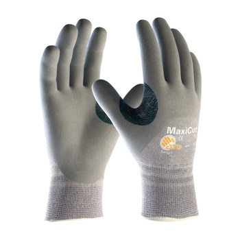 PIP Maxicut Seco 19-D475 Gris Grande Dyneema/Vidrio/Lycra/Nailon Guantes resistentes a cortes - Longitud 9.1 pulg. - 616314-53641