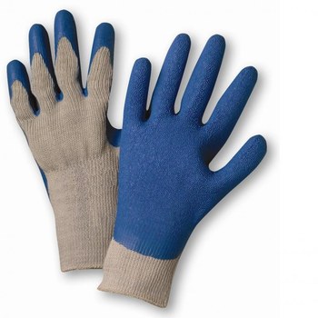 West Chester PosiGrip 700SLCE Gris/Azul 2XG Algodón/Poliéster Guantes resistentes a cortes - Longitud 10.75 pulg. - 662909-059277