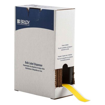 Imágen de Brady ToughWash Amarillo Poliéster Transferencia térmica BM7C-1000-854-YL Cinta de etiquetas para detección de metales (Imagen principal del producto)
