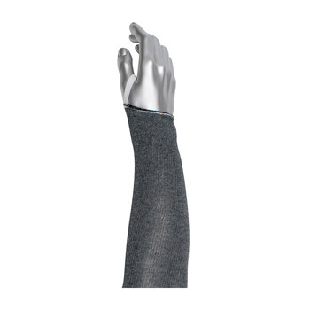 PIP Kut Gard Manga de brazo resistente a cortes 10-21KABK-ET - 18 pulg. - ACP/Kevlar - Gris - 27204