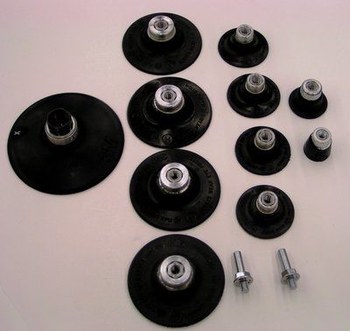 3M Roloc Ensamblaje de almohadilla de disco - Accesorio Interno, Roloc - Diámetro 1 pulg. - 05538