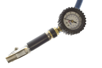 Imágen de Medidor de inflador, cuadrante, 0-160 psi, manguera de 36 ", pie doble con bloqueo TGC1349-160 de por de Coilhose (Imagen principal del producto)