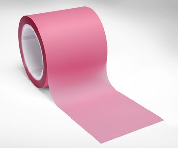 3M Óxido de aluminio Rosa Rollo de película para solapado, Óxido de aluminio, 3 µ Micron, 4 pulg. ancho x 150 pies longitud - 14088