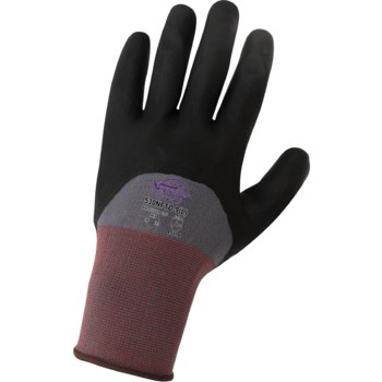 Global Glove Tsunami Grip 530NFTD Negro/Gris Nailon Guantes de trabajo - 530nftd