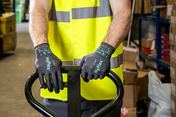 Ansell HyFlex 11844 Gris 11 Guantes de trabajo - Grado Aeroespacial, Mercado de repuestos para automóviles, Maquinaria y equipos, Fabricación de metales, Procesado de alimentos, Almacenamiento - 076490-76154
