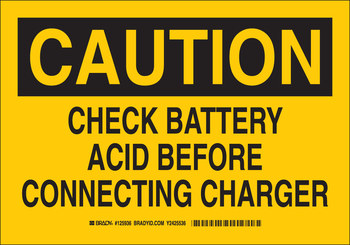 Imágen de Brady B-401 Poliestireno Rectángulo Amarillo Inglés Letrero de material peligroso 125935 (Imagen principal del producto)