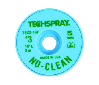 Imágen de Techspray - 1822-10F Trenza de desoldadura de revestimiento de fundente sin limpieza (Imagen principal del producto)