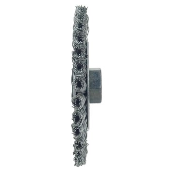 Weiler Roughneck Max 13125 Cepillo de rueda - Anudado - Circular trenzado Acero cerda