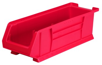 Imagen de Akro-mils Akrobin 200 lb Rojo Polímero de grado industrial Apilado Contenedor de almacenamiento (Imagen principal del producto)