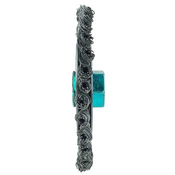 Weiler Roughneck 13127 Cepillo de rueda - Anudado - Circular trenzado Acero cerda