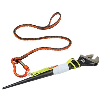 Ergodyne Squids 3182 Kit de sujeción de herramienta 19652 - Paño/Elástico/Silicón - Naranja/Lima