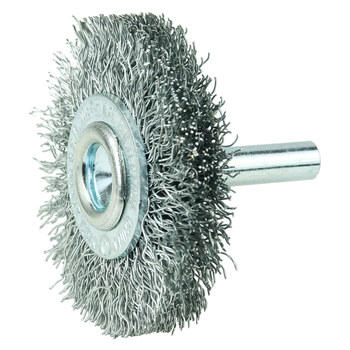 Weiler Wolverine 36209 Cepillo de rueda - Rizado Acero cerda