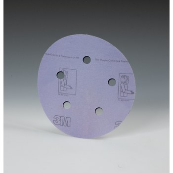3M Hookit Recubierto Óxido de aluminio Morada Disco de velcro - Óxido de aluminio - 5 pulg. - P220 - Muy fino - 19637