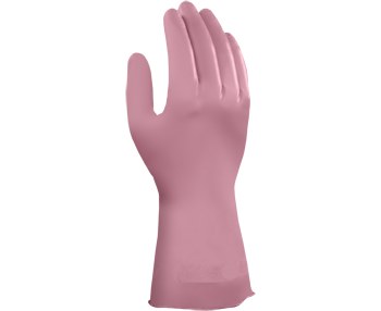 Ansell AlphaTec 87-085 Morada 7.5 Caucho No compatible Guante resistente a productos químicos - acabado Pastilla inversa - Longitud 12 pulg. - 076490-13466