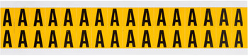Imágen de Brady 15 Series Negro sobre amarillo Interior/exterior Vinilo 15 Series Carta 1520-A Etiqueta en forma de letra (Imagen principal del producto)
