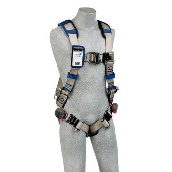 DBI-SALA ExoFit STRATA Construction Arnés para el cuerpo 1112487 - tamaño Grande - Gris, azul - 10936