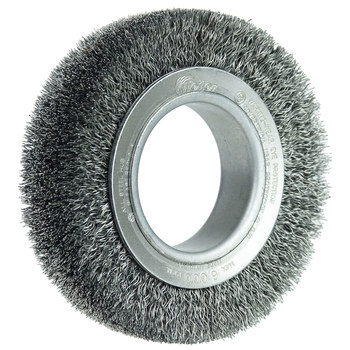 Weiler 03020 Cepillo de rueda - Rizado Acero cerda