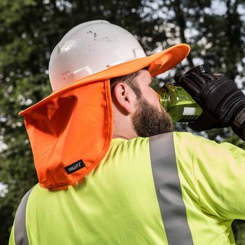 Ergodyne Chill-Its 6660 Casco 12641 - Poliéster - Naranja