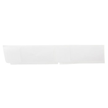 Brady M4-51-427 Etiquetas envolventes autolaminables - 1 pulg. x 2.5 pulg. - Vinilo - Negro sobre blanco, transparente - B-427