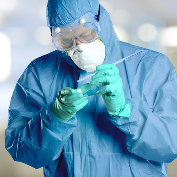 Ansell Kleenguard Overoles resistentes a productos químicos A60 45092 - tamaño Mediano - Azul