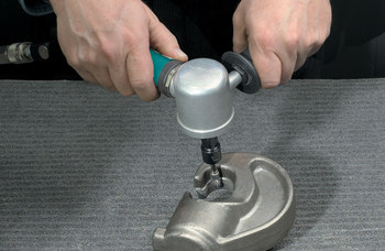 Dynabrade Esmeriladora de ángulo recto - entrada NPT de 1/4 pulgada - 0.55 hp - 52280