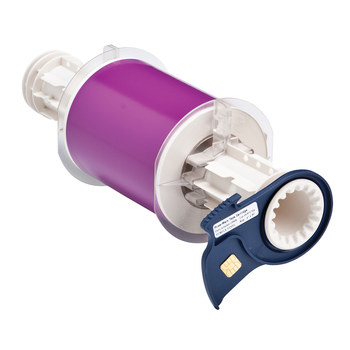 Imágen de Brady Morada Vinilo Transferencia térmica 13548 Rollo de etiquetas para impresora de transferencia térmica continua (Imagen principal del producto)