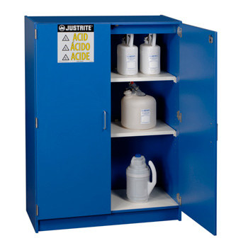 Imágen de Justrite Haz-Alert 2 1/2 L Azul Gabinete de almacenamiento de material peligroso (Imagen principal del producto)