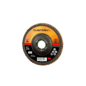 3M Cubitron II Tipo 27 - Grano Cerámico de Precisión - 5 pulg. - 40+ - Grueso - 86715