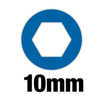Milwaukee HollowCore 10M 48-22-2566 Llave de vaso - Acero forjado - 19.05 mm - 67104