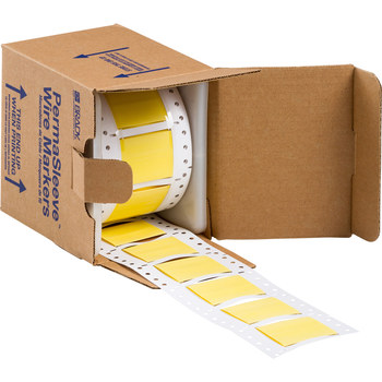 Imágen de Brady Permasleeve Amarillo Transferencia térmica 2HT-1000-2-YL-S-2 Manga para impresora de transferencia térmica troquelada (Imagen principal del producto)