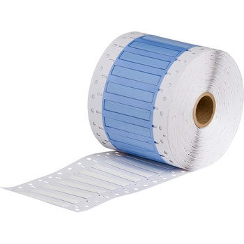 Imágen de Brady Permasleeve Blanco Termocontraíble, Autoextinguible Transferencia térmica PS-187-2-WT-SC Manga para impresora de transferencia térmica troquelada (Imagen principal del producto)