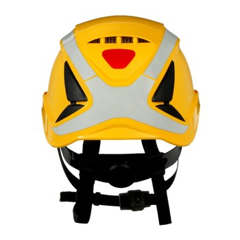 3M SecureFit X5000 X5002VX-ANSI Amarillo Plástico Casco - Suspensión 6 puntos - Ajuste Trinquete - 076308-94292