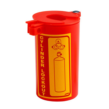 Imágen de Brady Prinzing Rojo Polipropileno Dispositivo de bloqueo de cilindro de gas (Imagen principal del producto)