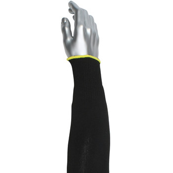 PIP Kut Gard Manga de brazo resistente a cortes S10HTP/2BK-ES6 S10HTP/2BK-ES6-18 - tamaño 18 pulg. - ANSI A2 - Negro - 37902