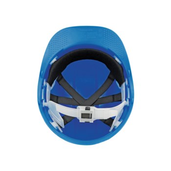 Global Glove Bullhead Safety Casco HH-C1-B - 6 puntos Cierre con pasador suspensión - Azul - 02950