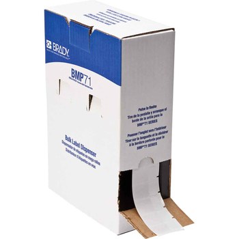 Imágen de Brady M710 Blanco, transparente Vinilo Transferencia térmica BM-30-427 Etiquetas autolaminables para cables y alambres (Imagen principal del producto)