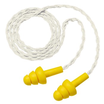 Imágen de 3M E-A-R UltraFit 340-4036 Amarillo Universal Espuma elastómera termoplástica Reutilizable Triple brida Tapones para los oídos (Imagen principal del producto)